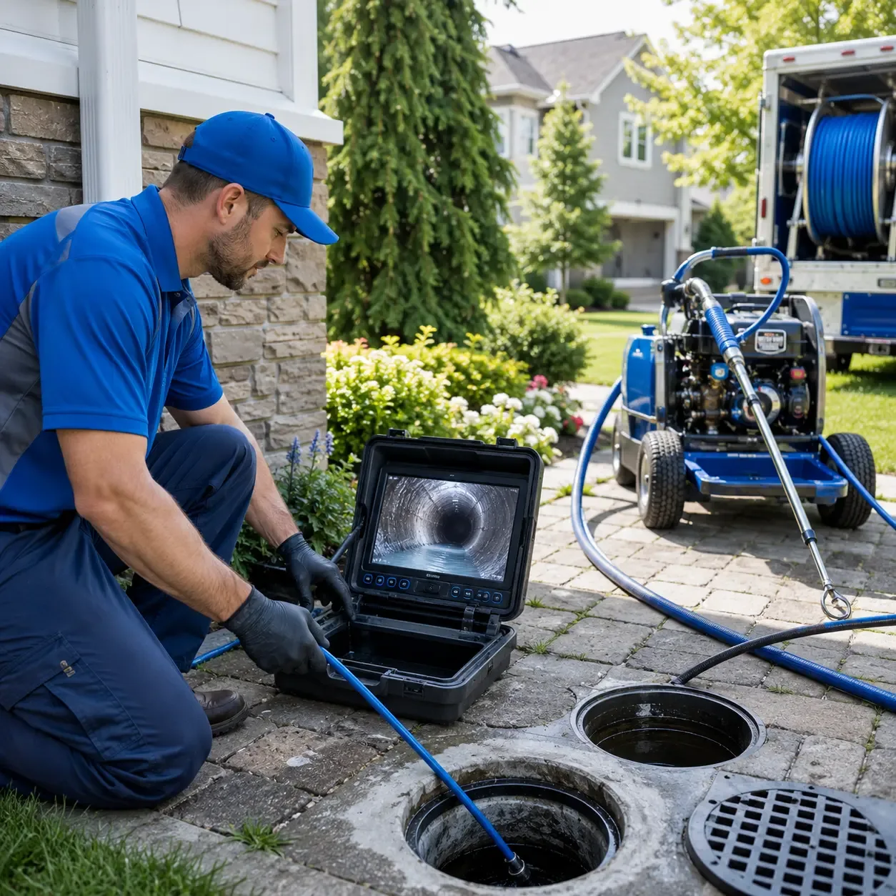Outdoor drain cleaning professionals serving Claremont, SD